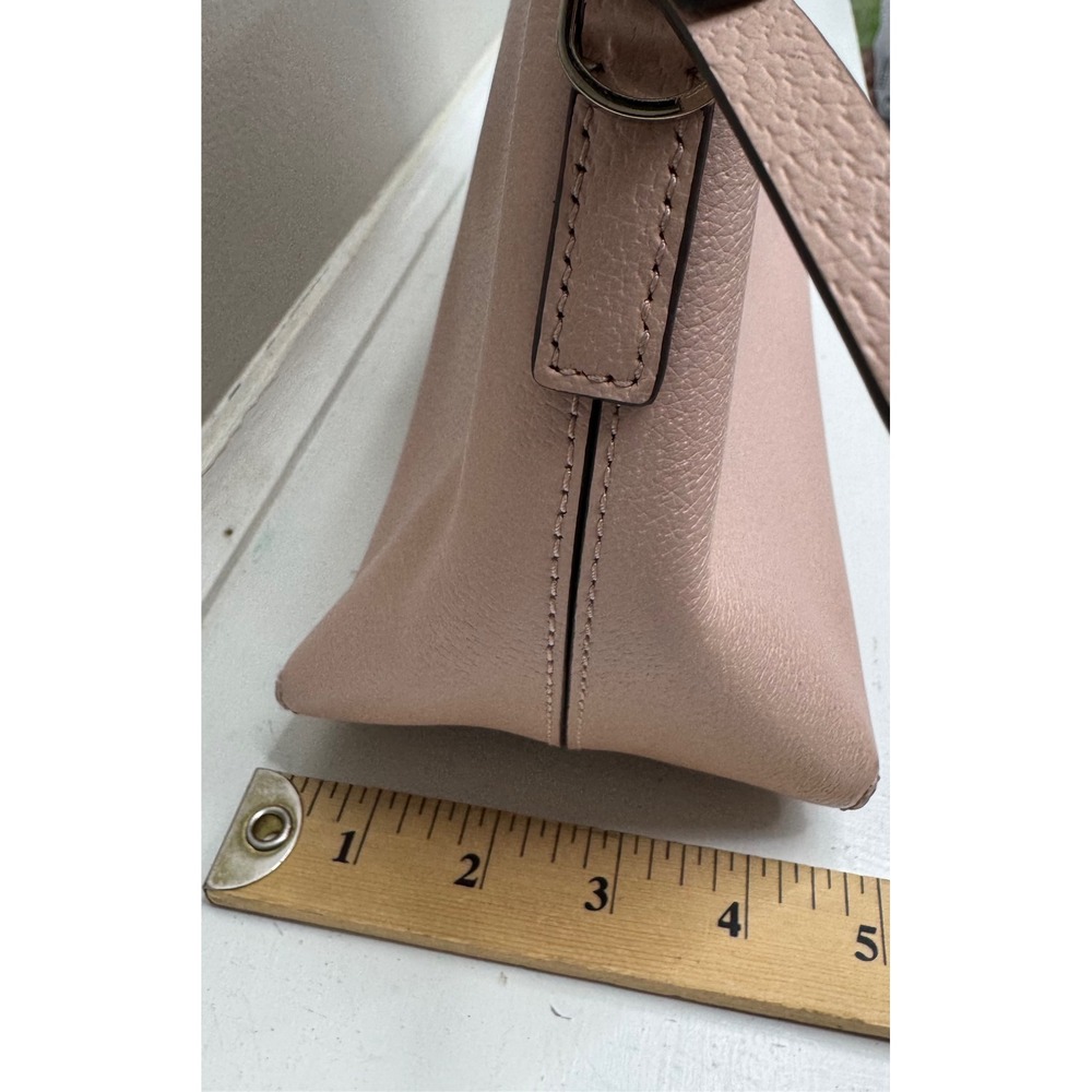 Kate Spade Satchel Bag Pink Leather Bow Top Handle Matthew's Street Maise Bag - Picture 13 of 13